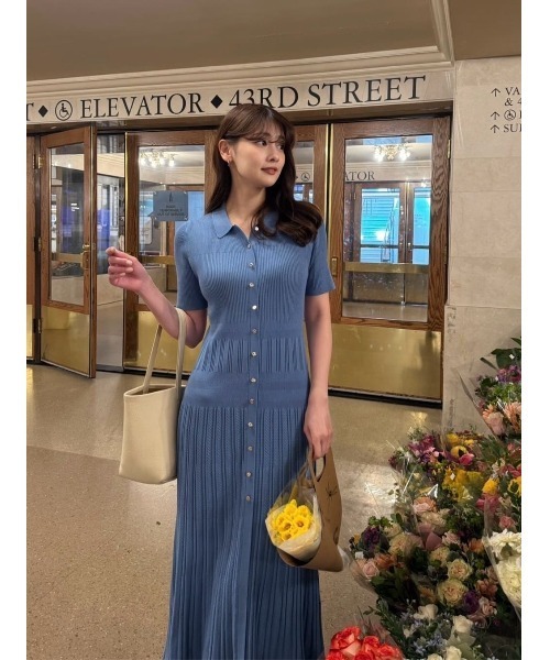 Her lip to（ハーリップトゥー）の「Eyelet Polo Knit Dress
