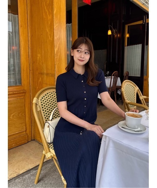 Her lip to（ハーリップトゥー）の「Eyelet Polo Knit Dress