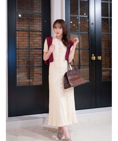 Her lip to（ハーリップトゥー）の「Eyelet Polo Knit Dress