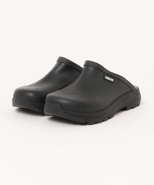 AIGLE(エーグル)の「【AIGLE】エーグル CORLAY CLOG (コーレイクロッグ)ラバークロッグサンダル ZZHS065(サンダル・レディース・ブラック・39/38/37/36)」の1枚目の写真