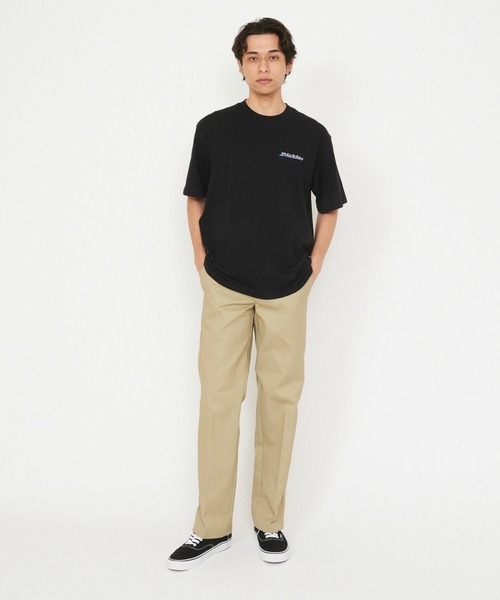 Dickies(ディッキーズ)の「Dickies/ディッキーズ 873 ワークパンツ/スラックス(その他パンツ・メンズ・ベージュ/ブラック・28/30/32/34/36)」の4枚目の写真