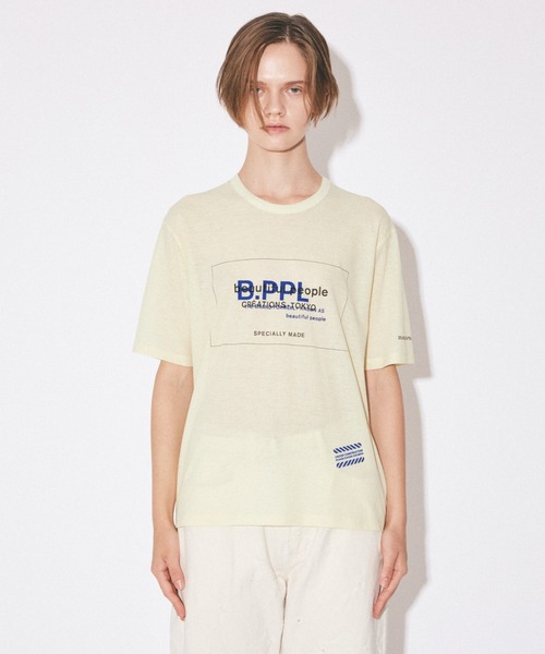 80/1 ELS jersey house code graphic T（Tシャツ/カットソー