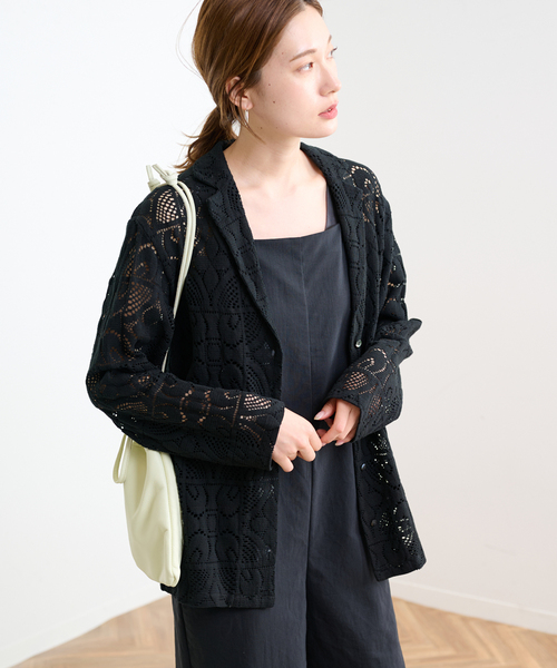 FRAMeWORK（フレームワーク）の「≪WEB限定 / 追加≫レースシャツ（シャツ/ブラウス・レディース・ブラック/アイボリー・FREE）」の15枚目の写真