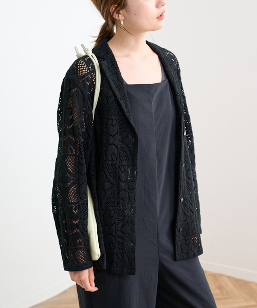 FRAMeWORK（フレームワーク）の「≪WEB限定 / 追加≫レースシャツ（シャツ/ブラウス・レディース・ブラック/アイボリー・FREE）」の16枚目の写真