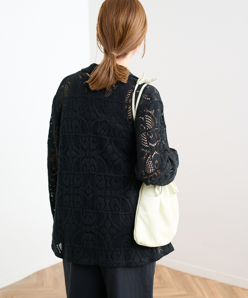 FRAMeWORK（フレームワーク）の「≪WEB限定 / 追加≫レースシャツ（シャツ/ブラウス・レディース・ブラック/アイボリー・FREE）」の17枚目の写真