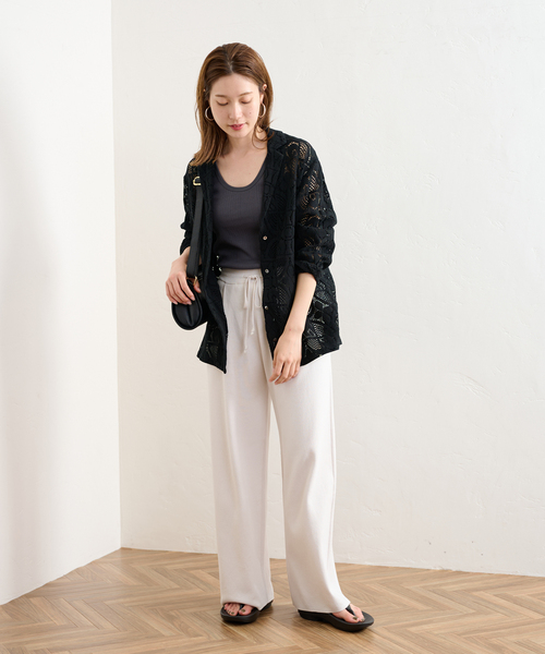 FRAMeWORK（フレームワーク）の「≪WEB限定 / 追加≫レースシャツ（シャツ/ブラウス・レディース・ブラック/アイボリー・FREE）」の19枚目の写真