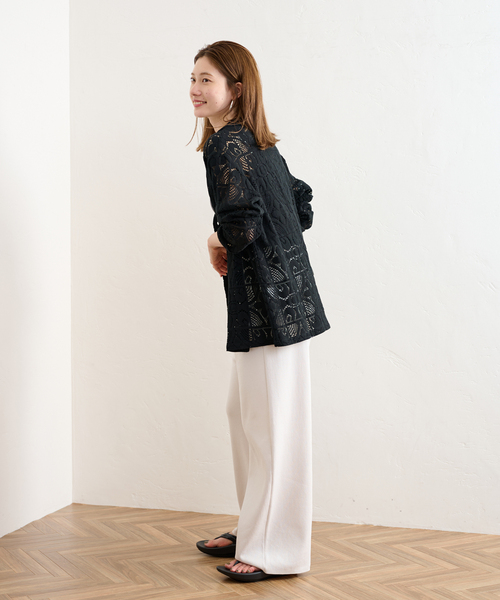 FRAMeWORK（フレームワーク）の「≪WEB限定 / 追加≫レースシャツ（シャツ/ブラウス・レディース・ブラック/アイボリー・FREE）」の20枚目の写真