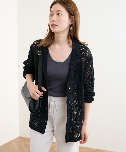 FRAMeWORK（フレームワーク）の「≪WEB限定 / 追加≫レースシャツ（シャツ/ブラウス・レディース・ブラック/アイボリー・FREE）」の22枚目の写真