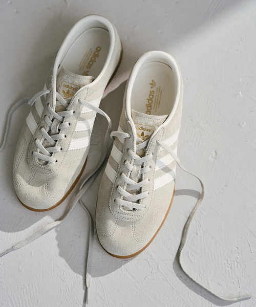 Spick & Span(スピックアンドスパン)の「adidas / アディダス SMU Spick & Span別注GAZELLE LO PRO(スニーカー・レディース・ベージュ・25cm/24.5cm/24cm/23.5cm/23cm/22.5cm)」の6枚目の写真