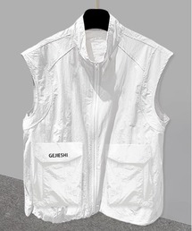 DOUBLE STEAL（ダブルスティール）の「DSスタンドカラーナイロンフィッシングベスト（ベスト）」