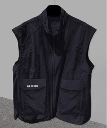 DOUBLE STEAL（ダブルスティール）の「DSスタンドカラーナイロンフィッシングベスト（ベスト）」