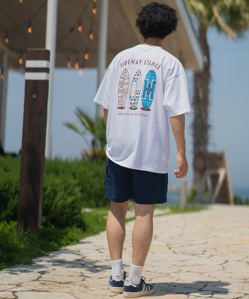 En serio TOKYO(エンソリオトーキョー)の「【SIDEWAYSTANCE】サーフボード半袖Tシャツ SIDE24-081(Tシャツ/カットソー・メンズ・ダークブルー/ホワイト/ブラック・SMALL/MEDIUM/LARGE/X-LARGE)」の18枚目の写真
