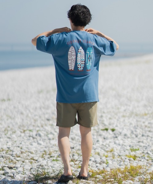 En serio TOKYO(エンソリオトーキョー)の「【SIDEWAYSTANCE】サーフボード半袖Tシャツ SIDE24-081(Tシャツ/カットソー・メンズ・ダークブルー/ホワイト/ブラック・SMALL/MEDIUM/LARGE/X-LARGE)」の9枚目の写真