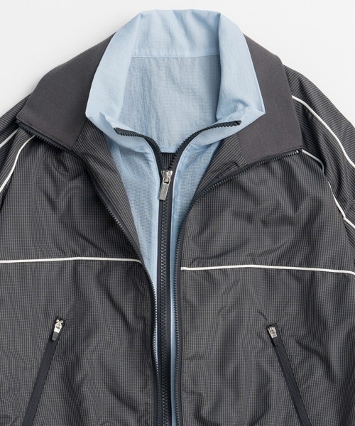 MAISON SPECIAL(メゾンスペシャル)の「Double Zip Track Blouson/ダブルジップトラックブルゾン(ブルゾン・レディース・ホワイト/グレー/イエロー・FREE)」の13枚目の写真