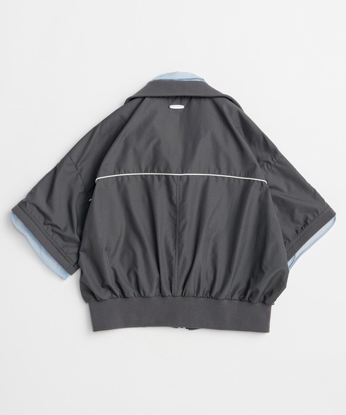 MAISON SPECIAL(メゾンスペシャル)の「Double Zip Track Blouson/ダブルジップトラックブルゾン(ブルゾン・レディース・ホワイト/グレー/イエロー・FREE)」の17枚目の写真