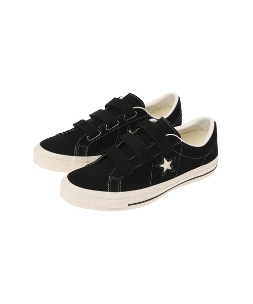 CONVERSE(コンバース)の「ONE STAR SUEDE V-3 33702990(スニーカー・メンズ・ブラック・27.5cm/27cm/26.5cm/26cm/28cm)」の3枚目の写真