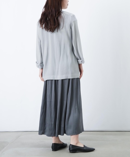 LUCA/LADY LUCK LUCA（ルカ/レディラックルカ）の「LC/LLL ギャザーワンピース（ワンピース・レディース・ブラック/グレー・FREE）」の19枚目の写真