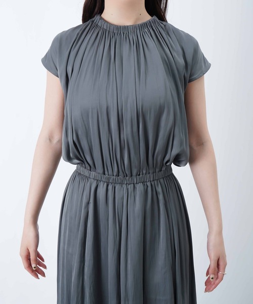 LUCA/LADY LUCK LUCA（ルカ/レディラックルカ）の「LC/LLL ギャザーワンピース（ワンピース・レディース・ブラック/グレー・FREE）」の18枚目の写真