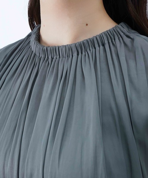 LUCA/LADY LUCK LUCA（ルカ/レディラックルカ）の「LC/LLL ギャザーワンピース（ワンピース・レディース・ブラック/グレー・FREE）」の16枚目の写真