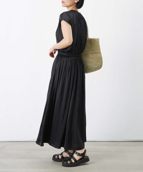 LUCA/LADY LUCK LUCA（ルカ/レディラックルカ）の「LC/LLL ギャザーワンピース（ワンピース・レディース・ブラック/グレー・FREE）」の10枚目の写真