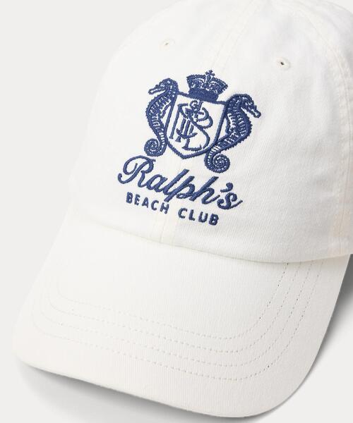 POLO RALPH LAUREN（ポロ ラルフ ローレン）の「Ralph's Beach Club ツイル ボール キャップ（キャップ・メンズ・ナチュラル・ONE）」の3枚目の写真