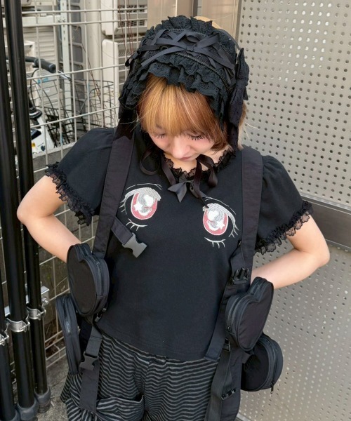 Candy Stripper（キャンディストリッパー）の「HEART POCKET ハーネス（ボディバッグ/ウエストポーチ・レディース・ブラック・FREE）」の21枚目の写真