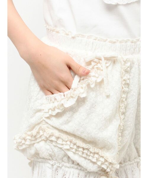 merry jenny(メリージェニー)の「レースポケットかぼちゃパンツ(その他パンツ・レディース・ブラック/アイボリー・FREE)」の10枚目の写真