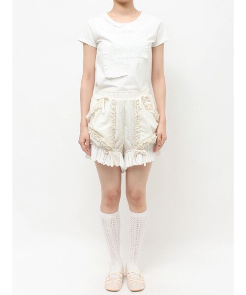 merry jenny(メリージェニー)の「レースポケットかぼちゃパンツ(その他パンツ・レディース・ブラック/アイボリー・FREE)」の13枚目の写真