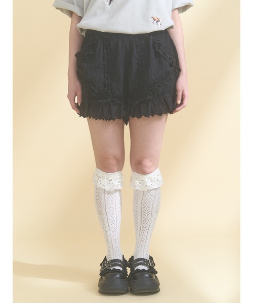merry jenny(メリージェニー)の「レースポケットかぼちゃパンツ(その他パンツ・レディース・ブラック/アイボリー・FREE)」の20枚目の写真
