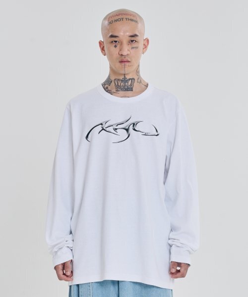 AJOBYAJO（アジョバイアジョ）の「[PBA] Tribal AJO Long Sleeves T-Shirt [WHITE]（Tシャツ/カットソー・レディース・その他・M/L/XL）」の7枚目の写真