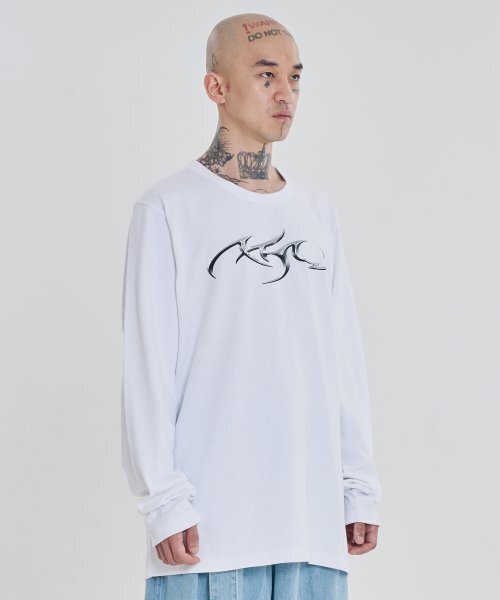 AJOBYAJO（アジョバイアジョ）の「[PBA] Tribal AJO Long Sleeves T-Shirt [WHITE]（Tシャツ/カットソー・レディース・その他・M/L/XL）」の8枚目の写真
