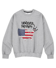 PAPERBOY（ペーパーボーイ）の「USAヴィンテージスウェットシャツ-メランジ（スウェット）」