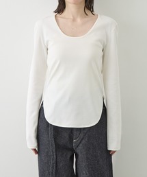 [WRAPINKNOT/ラッピンノット]Sanfokin Cotton 2way L/S T-shirt