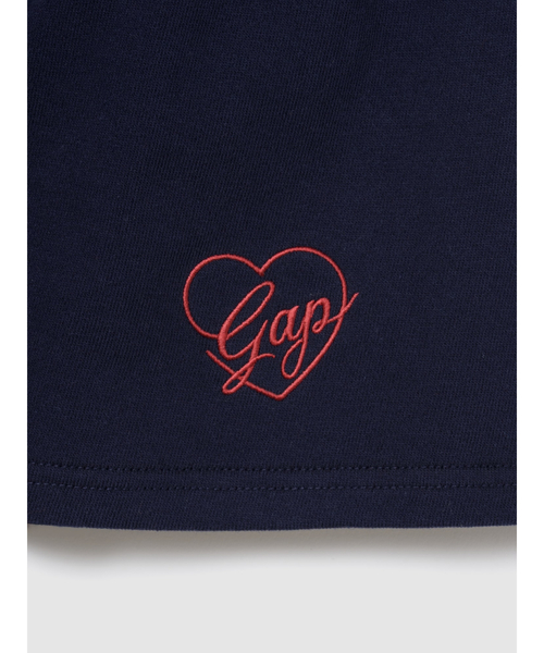 GAP(ギャップ)の「フレンチテリー ハート GAPロゴ ミニスカート(スカート・レディース・グレー/ホワイト/ネイビー・XXS/L/M/S/XS)」の22枚目の写真