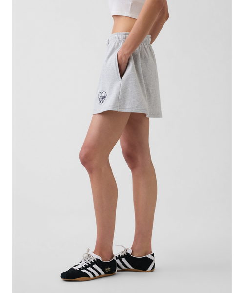 GAP(ギャップ)の「フレンチテリー ハート GAPロゴ ミニスカート(スカート・レディース・グレー/ホワイト/ネイビー・XXS/L/M/S/XS)」の19枚目の写真