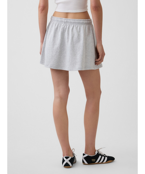 GAP(ギャップ)の「フレンチテリー ハート GAPロゴ ミニスカート(スカート・レディース・グレー/ホワイト/ネイビー・XXS/L/M/S/XS)」の17枚目の写真