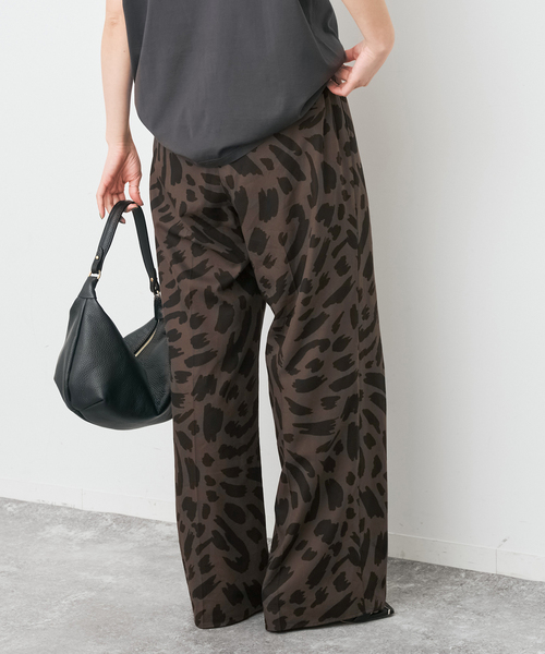 Spick & Span（スピックアンドスパン）の「《追加》アートレオパードタックイージーパンツ（その他パンツ・レディース・その他4・38/36）」の5枚目の写真