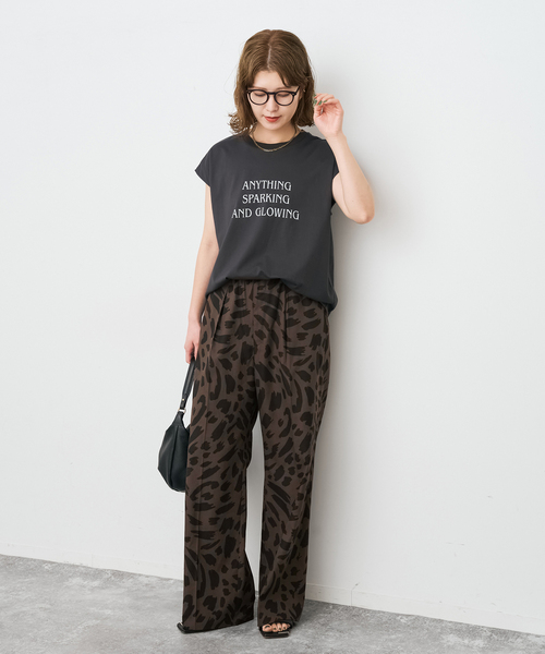 Spick & Span（スピックアンドスパン）の「《追加》アートレオパードタックイージーパンツ（その他パンツ・レディース・その他4・38/36）」の6枚目の写真