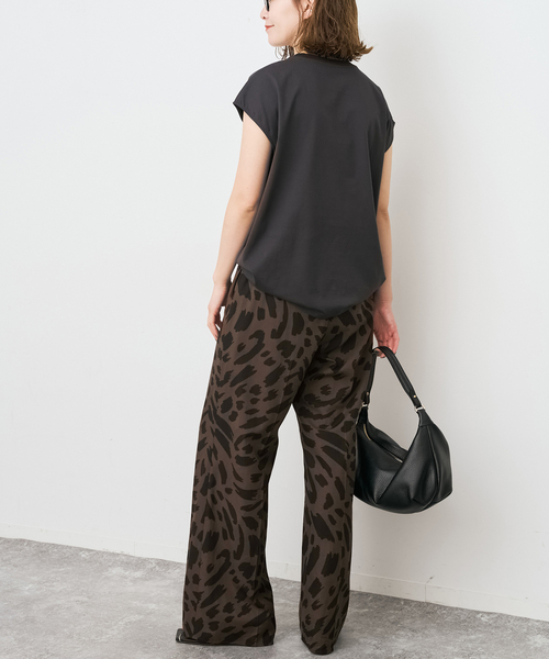 Spick & Span（スピックアンドスパン）の「《追加》アートレオパードタックイージーパンツ（その他パンツ・レディース・その他4・38/36）」の7枚目の写真