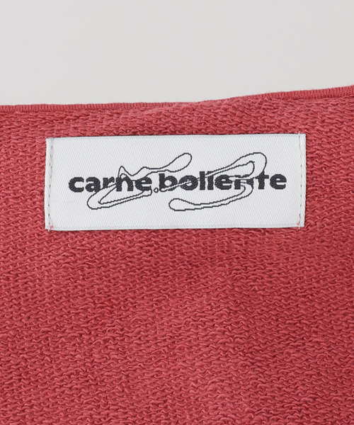 Carne Bollente（カルネボレンテ）の「【Carne Bollente/カルネボレンテ】Zipcode:Desire（パーカー・レディース・レッド・SMALL）」の4枚目の写真
