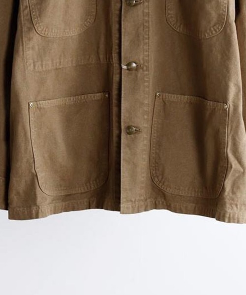 orSlow（オアスロウ）の「【orSlow/オアスロウ】RELAX FIT OXFORD COVERALL（カバーオール・メンズ・ブラウン/ブラック・3/2/1）」の16枚目の写真