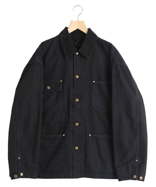 orSlow（オアスロウ）の「【orSlow/オアスロウ】RELAX FIT OXFORD COVERALL（カバーオール・メンズ・ブラウン/ブラック・3/2/1）」の9枚目の写真