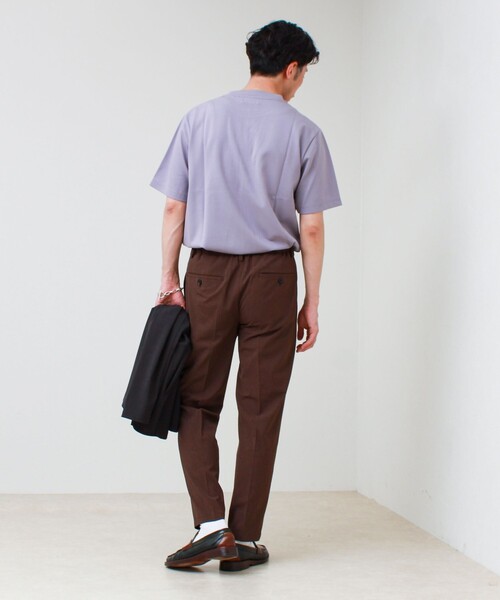 GLOSTER(グロスター)の「【COOLMAX/セットアップ着用可能/S~XL展開】ポリトロイージーパンツ(その他パンツ・メンズ・ダークブラウン/ベージュ/ネイビー/グレー/チャコールグレー・XL/L/M/S)」の7枚目の写真