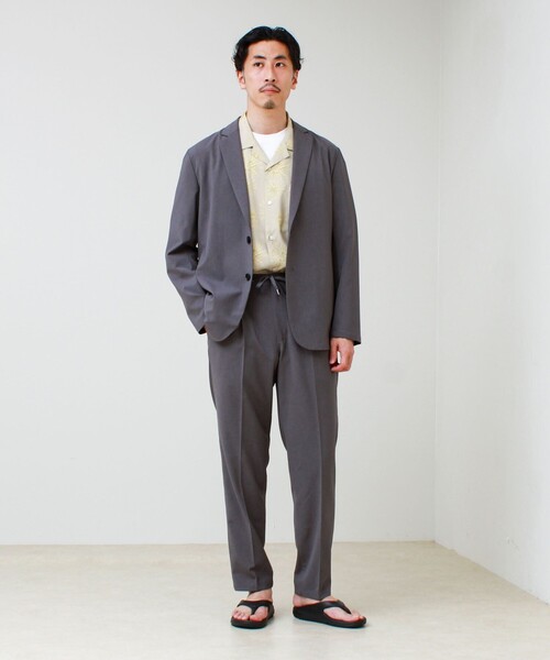 GLOSTER(グロスター)の「【COOLMAX/セットアップ着用可能/S~XL展開】ポリトロイージーパンツ(その他パンツ・メンズ・ダークブラウン/ベージュ/ネイビー/グレー/チャコールグレー・XL/L/M/S)」の18枚目の写真