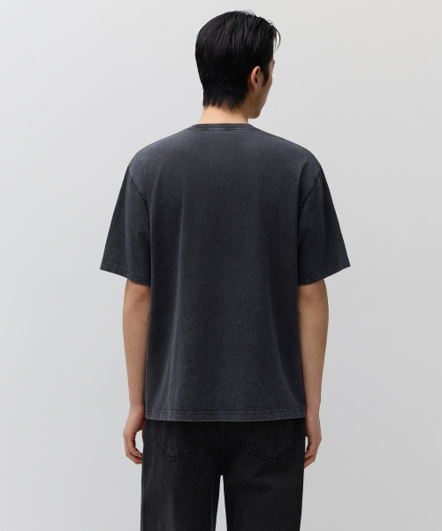 MUSINSA STANDARD（ムシンサスタンダード）の「ストーンダイドリラックスティーシャツ[ネイビー]（Tシャツ/カットソー・メンズ・その他・SMALL/MEDIUM/LARGE/X-LARGE/2XL/3XL）」の3枚目の写真