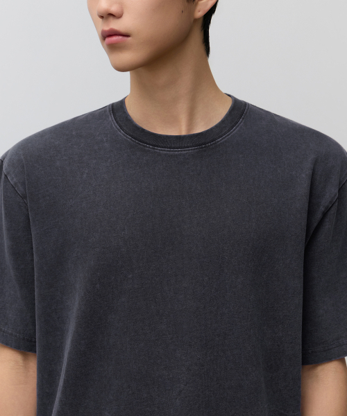 MUSINSA STANDARD（ムシンサスタンダード）の「ストーンダイドリラックスティーシャツ[ネイビー]（Tシャツ/カットソー・メンズ・その他・SMALL/MEDIUM/LARGE/X-LARGE/2XL/3XL）」の4枚目の写真