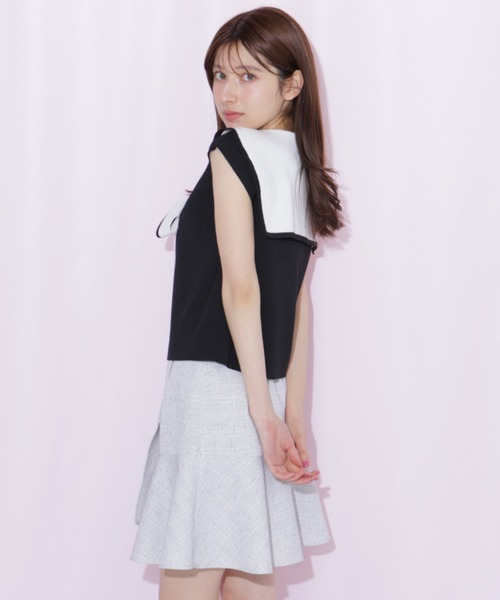 JILL by JILL STUART(ジルバイジルスチュアート)の「ラップミニスカート(スカート・レディース・グレー/グレー系その他/ピンク・FREE)」の18枚目の写真