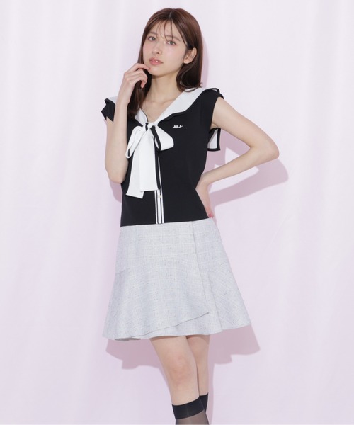 JILL by JILL STUART(ジルバイジルスチュアート)の「ラップミニスカート(スカート・レディース・グレー/グレー系その他/ピンク・FREE)」の16枚目の写真