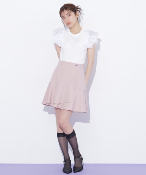 JILL by JILL STUART(ジルバイジルスチュアート)の「ラップミニスカート(スカート・レディース・グレー/グレー系その他/ピンク・FREE)」の22枚目の写真