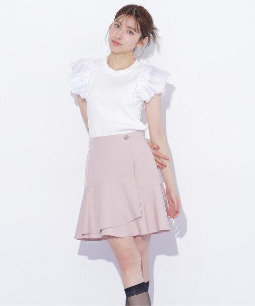 JILL by JILL STUART(ジルバイジルスチュアート)の「ラップミニスカート(スカート・レディース・グレー/グレー系その他/ピンク・FREE)」の21枚目の写真